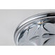Epsilon 3 Light PC Bath/Flush Mounts Ceiling Light in Polished Chrome